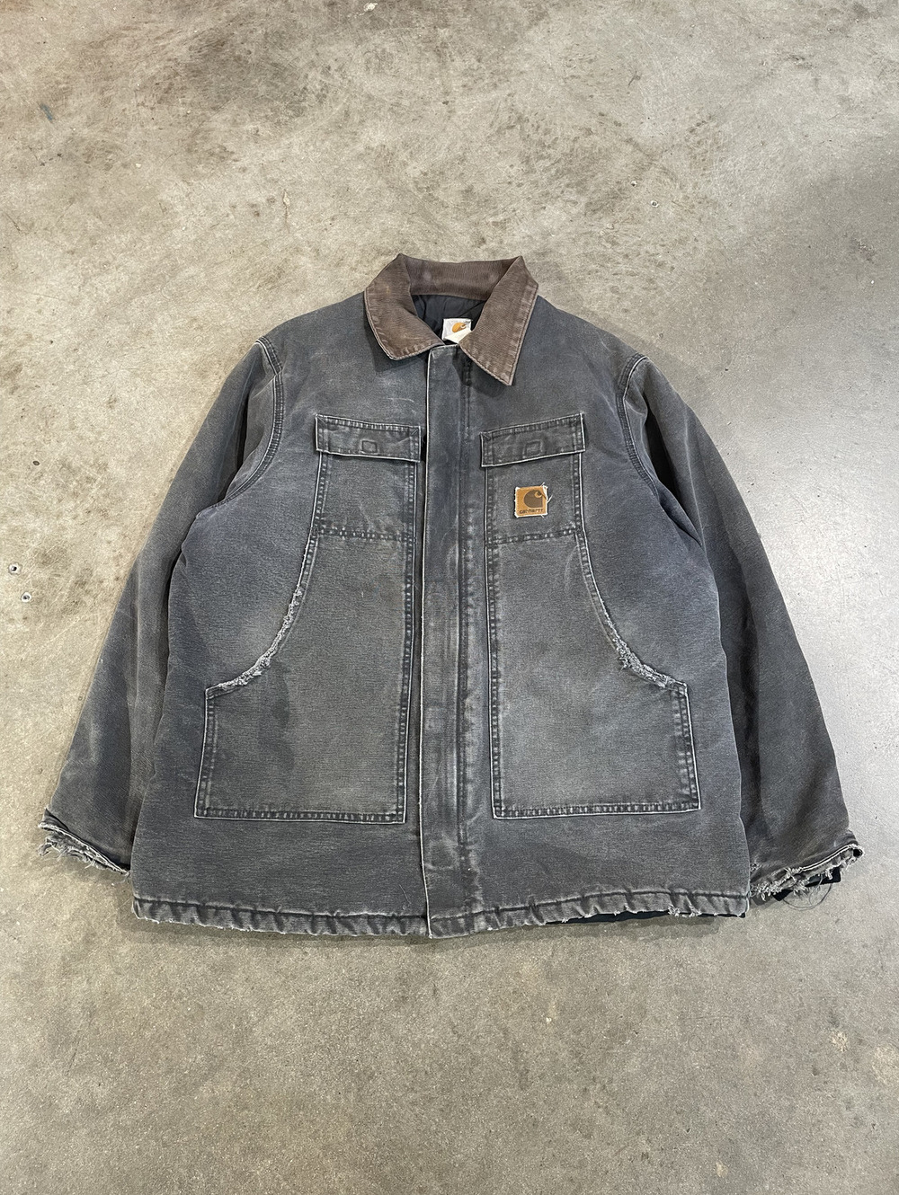 Vintage 90s Carhartt Faded & Distressed Jacket XL 26x32